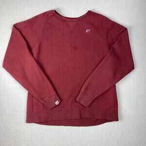 Russell Athletic Sweatshirt Mens Large Premium Fleece Pullover Crewneck